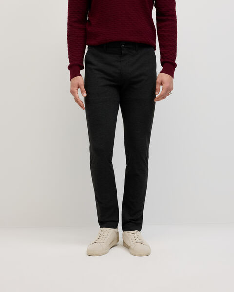 Isaac Performance Chino, Charcoal, hi-res